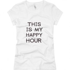 Ladies Slim Fit Basic Promo Jersey Tee