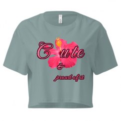 Ladies Festival Cali Crop Top Tee