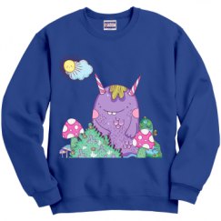 Unisex Film and Foil Crewneck Sweatshirt