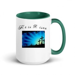 15oz Ceramic Mug with Color Inside