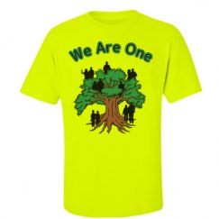 Unisex Ultra Cotton Safety Neon Crewneck Tee