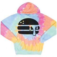 Unisex Tie-Dye Fleece Hoodie