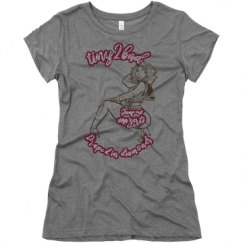 Ladies Slim Fit Super Soft Triblend Tee