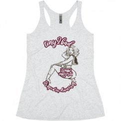 Ladies Slim Fit Super Soft Racerback Triblend Tank