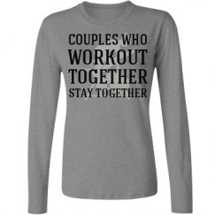 Ladies Relaxed Fit Basic Long Sleeve Tee