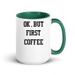 15oz Ceramic Mug with Color Inside