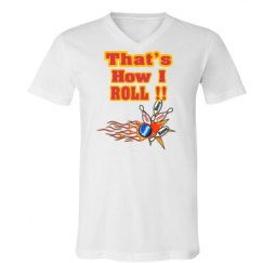 Unisex V-Neck Jersey Tee