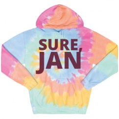 Unisex Tie-Dye Fleece Hoodie