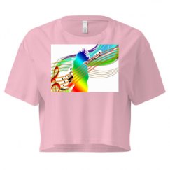 Ladies Festival Cali Crop Top Tee