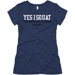 Ladies Slim Fit Super Soft Triblend Tee