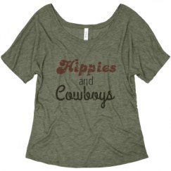 Ladies Flowy Slouchy Tee