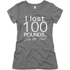 Ladies Slim Fit Super Soft Triblend Tee