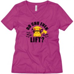 Ladies Relaxed Fit V-Neck Tee