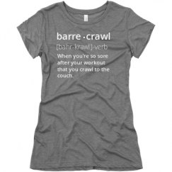 Ladies Slim Fit Super Soft Triblend Tee