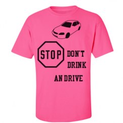 Unisex Ultra Cotton Safety Neon Crewneck Tee