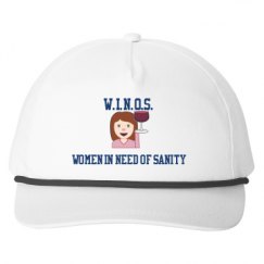 Snapback Five-Panel Rope Hat