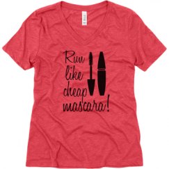 Ladies Relaxed Fit Super Soft Triblend V-Neck Tee