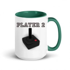 15oz Ceramic Mug with Color Inside