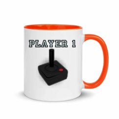 11oz Ceramic Mug with Color Inside