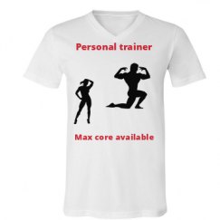 Unisex V-Neck Jersey Tee