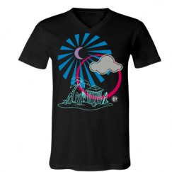 Unisex V-Neck Jersey Tee