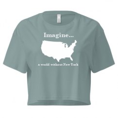 Ladies Festival Cali Crop Top Tee