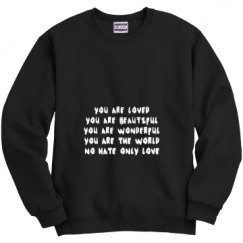 Unisex Film and Foil Crewneck Sweatshirt
