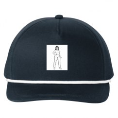 Snapback Five-Panel Rope Hat