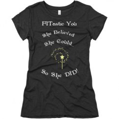 Ladies Slim Fit Super Soft Triblend Tee
