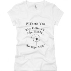 Ladies Slim Fit Basic Promo Jersey Tee