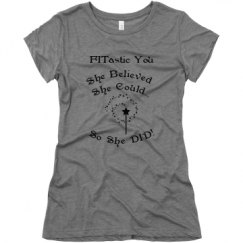 Ladies Slim Fit Super Soft Triblend Tee