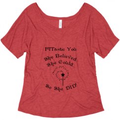 Ladies Flowy Slouchy Tee