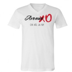 Unisex V-Neck Jersey Tee