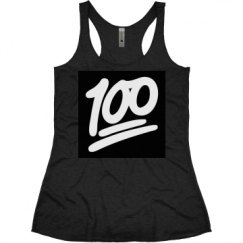 Ladies Slim Fit Super Soft Racerback Triblend Tank