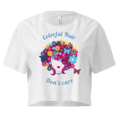 Ladies Festival Cali Crop Top Tee