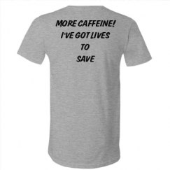 Unisex V-Neck Jersey Tee