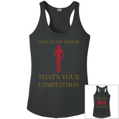 DONDIFITNESS LADIES ATHLETIC RACERBACK TANK TOP
