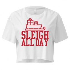 Ladies Festival Cali Crop Top Tee