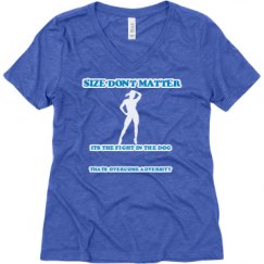 Ladies Relaxed Fit Super Soft Triblend V-Neck Tee