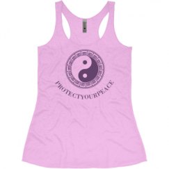 Ladies Slim Fit Super Soft Racerback Triblend Tank