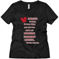 Ladies Relaxed Fit V-Neck Tee