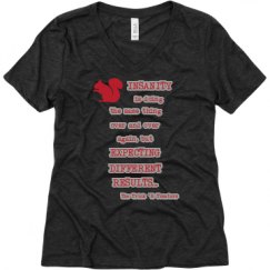 Ladies Relaxed Fit Super Soft Triblend V-Neck Tee