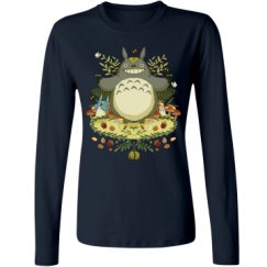 Ladies Relaxed Fit Basic Long Sleeve Tee