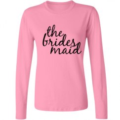 Ladies Relaxed Fit Basic Long Sleeve Tee