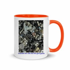 11oz Ceramic Mug with Color Inside