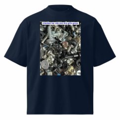 Unisex Organic Oversized High Neck T-Shirt