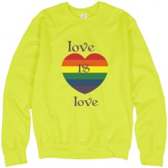Unisex Neon Crewneck Sweatshirt