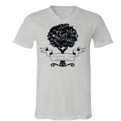 Unisex V-Neck Jersey Tee