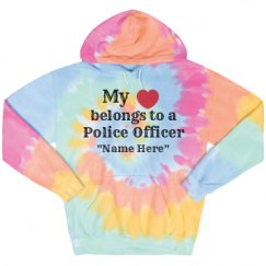 Unisex Tie-Dye Fleece Hoodie