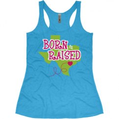 Ladies Slim Fit Super Soft Racerback Triblend Tank